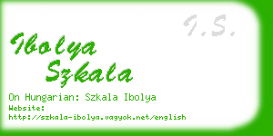 ibolya szkala business card